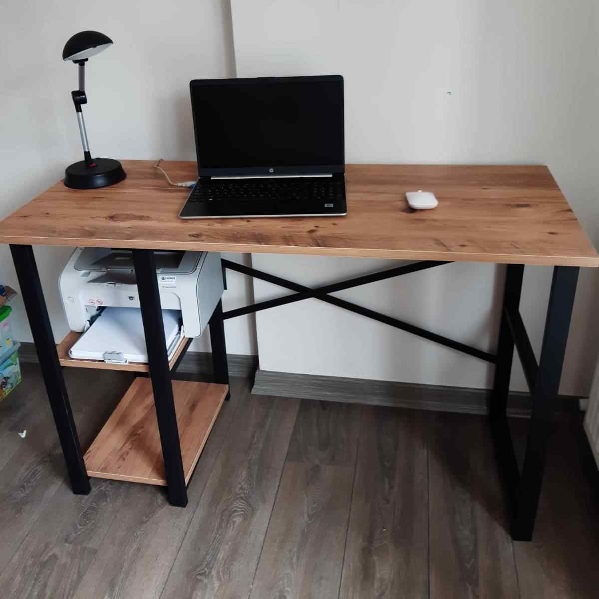 beyza rafli calisma masasi bilgisayar masalari 50 x 120 cm