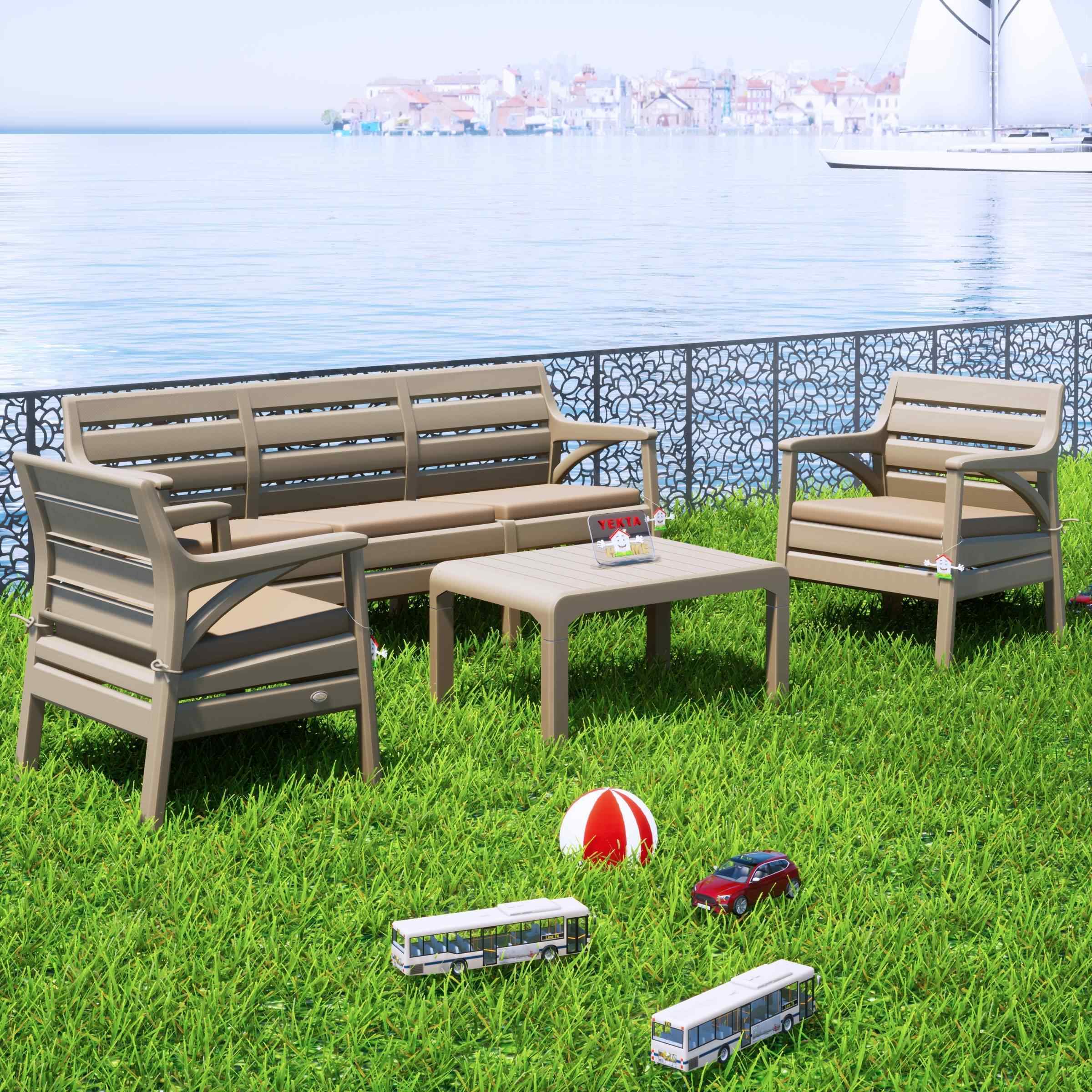 holiday hawai bahce mobilyasi oturma grubu balkon koltuk takimi cappucino turkiye nin en kapsamli ev ve bahce mobilyalari yektahome com da