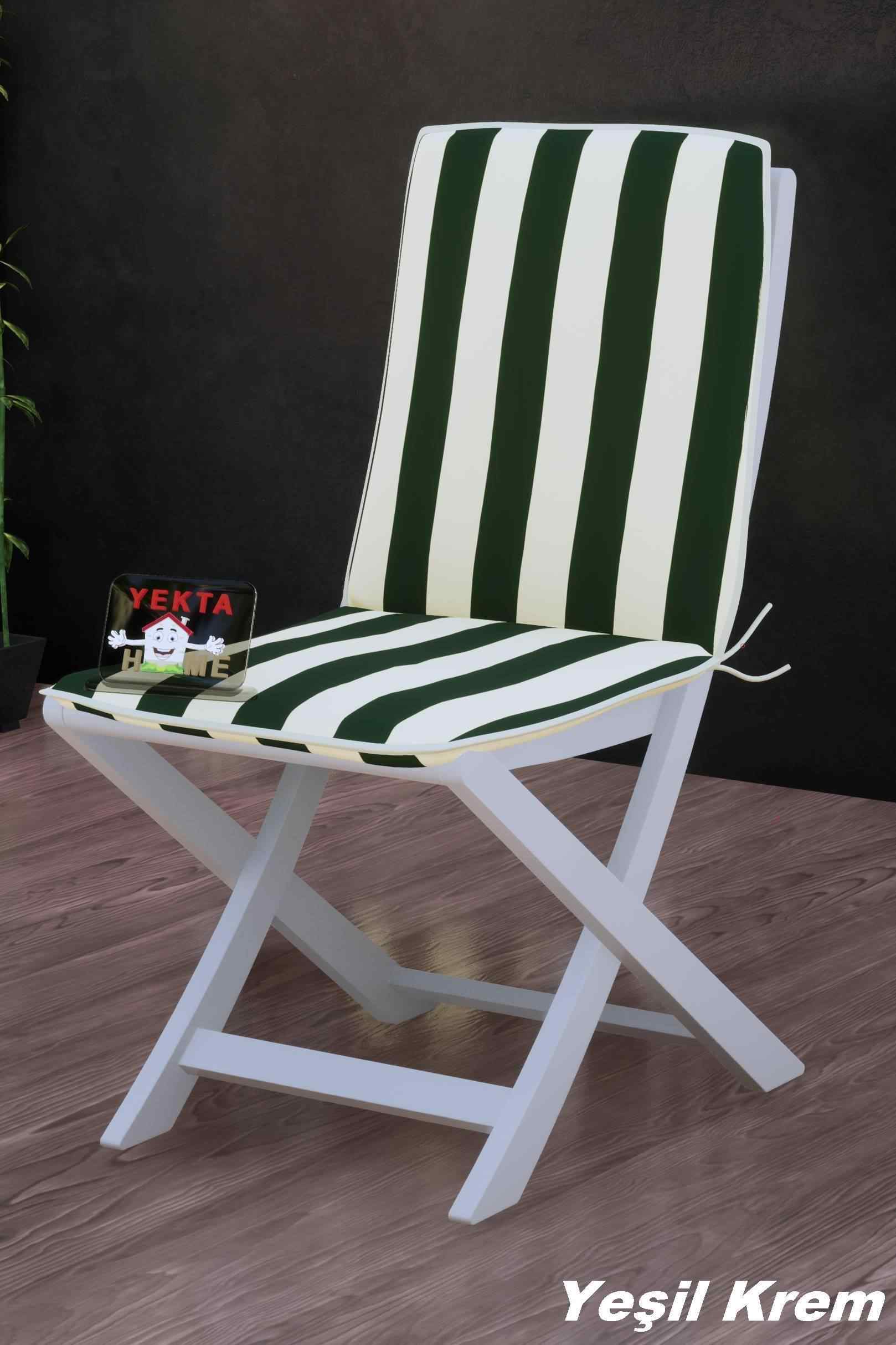 sirtli sandalye minderi arkalikli rattan koltuk minderi yesil krem 6 adet turkiye nin en kapsamli ev ve bahce mobilyalari yektahome com da