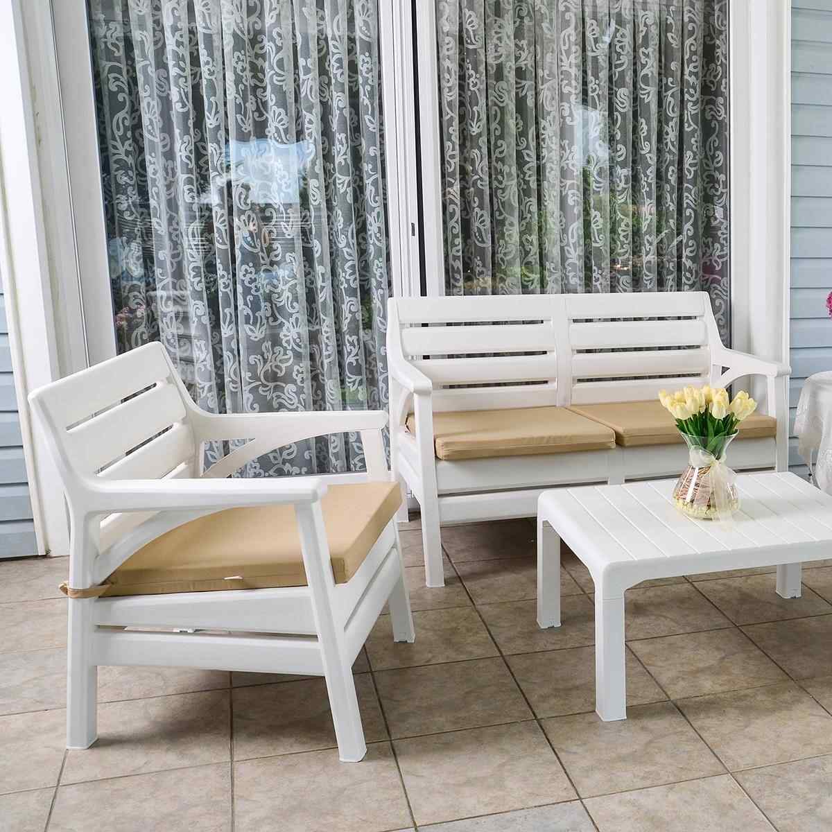Holiday Miami Oturma Grubu Bahce Ve Balkon Koltuk Takimi Beyaz Turkiye Nin En Kapsamli Ev Ve Bahce Mobilyalari Yektahome Com Da
